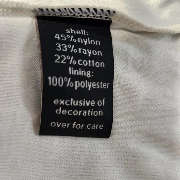 THE LIMITED Plus Sleeveless Ruffle Lace Top Size 2X Black/White Color LIKE NEW! - Picture 15 of 16